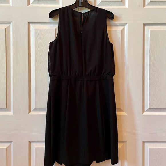 BLACK SLEEVELESS DRESS BY ANN TAYLOR LOFT SIZE 14 - Picture 5 of 6